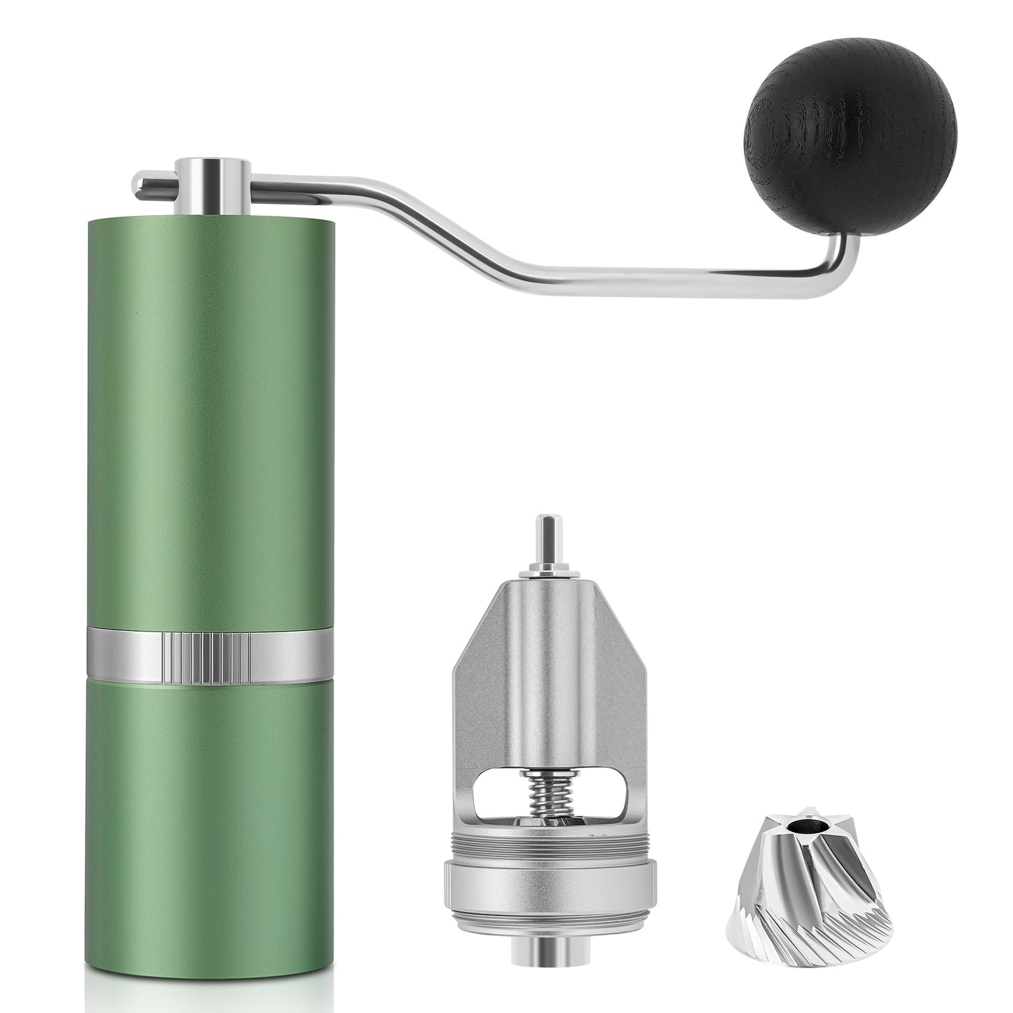MONTWAVE GU2 Manual coffee grinder, capacity30g, stainless steel conical burr, removable body shell, 36 levels of Adjustable Setting